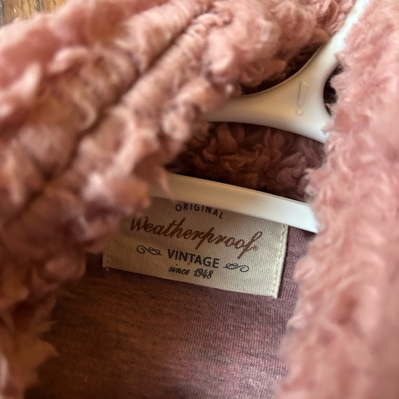 Weatherproof Brown Cowl Neck Sweater with Plush Texture - Picture 3 of 4